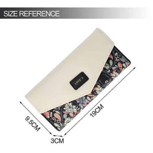 Fashion Women Large Capacity Purse Ladies Clutch Bag Korean Style Wallet PU Card Holder