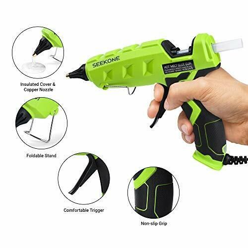 25W Hot Melt Glue Gun with 10pcs 7*150mm Glue Sticks