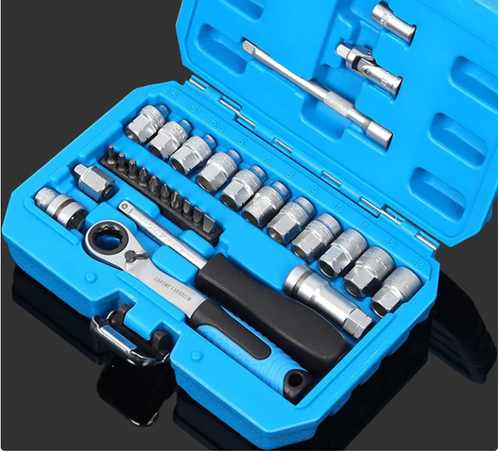 29pcs Core Ratchet Socket Wrench Kit