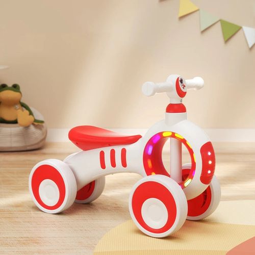 Children's Balance Car Kids Scooter Four Wheel Sliding Walkers Baby Toys Car With Light Music For 1-3 years old