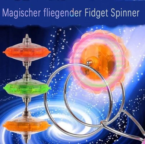 🔥-😍Creative LED light, luminous fidget spinner, magnetic gyro