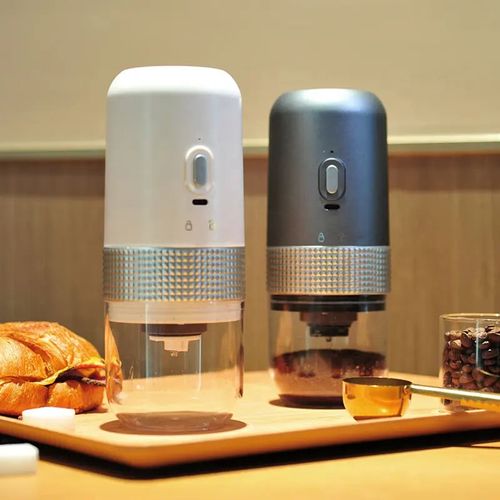 Electric Coffee Grinder Cafe Automatic Coffee Beans Mill Conical Burr Grinder Machine for Home Travel Portable USB Rechargeable