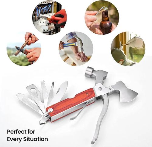 16in-1 Portable Multi-Functional Claw Hammer Tool