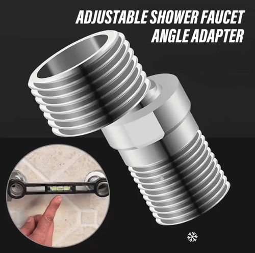 2pcs 🔥Adjustable Shower Faucet Angle Adapter