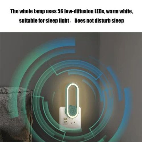 Ultrasonic Mosquito Repellent with LED Light |ANTIMOSI