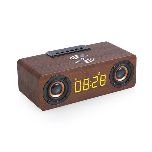 Wireless Charging Alarm Clock Bluetooth Speaker