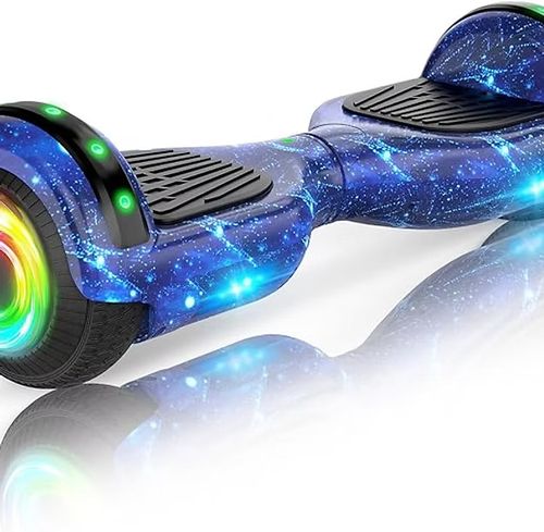 Hoverboard with Built-in Bluetooth Speaker and 6.5 Colorful