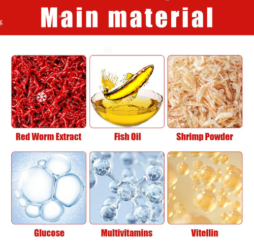 2pcs Red Worm Liquid Bait