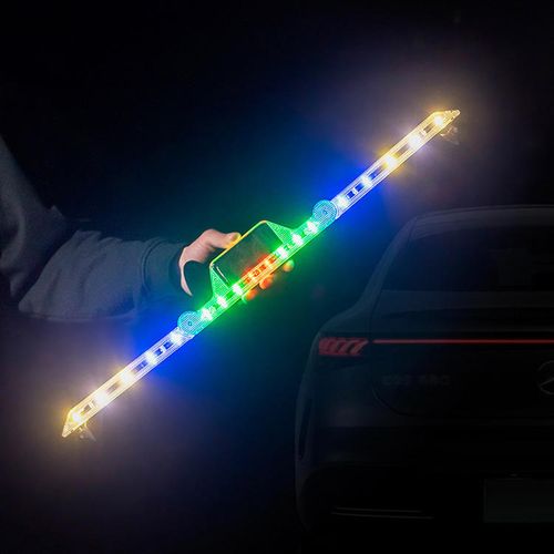 N22 Solar Wireless Foldable LED Emergency Vehicle Lighting Light Bars Triangle