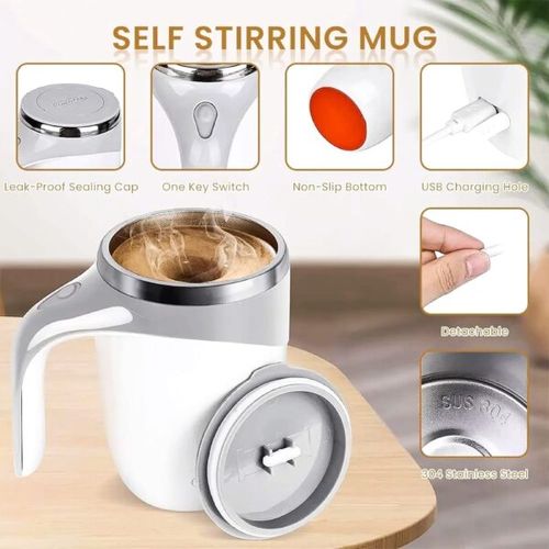 Multi-functional Self Stirring Mug