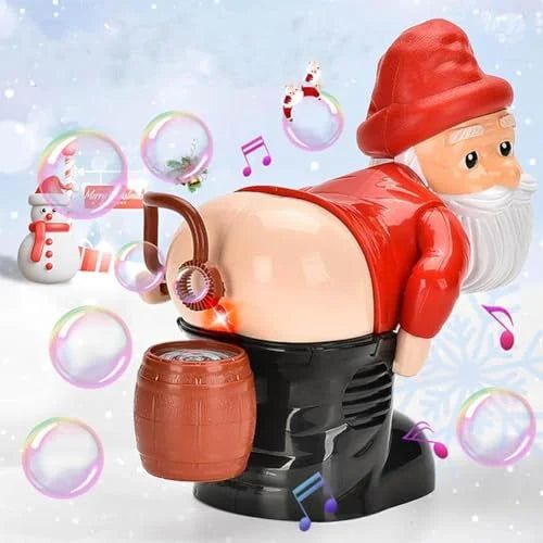 Funny Santa Bubble Blowing Machine