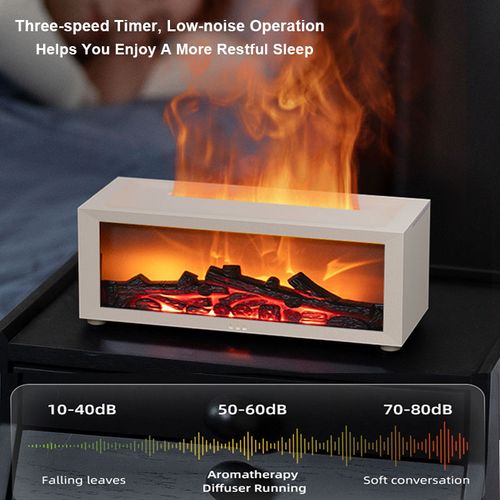 Electric fireplace flame aroma diffuser humidifier