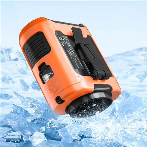 Cintura portátil pendurado ventilador 10000mah K5 banco de potência com clipe para trabalhadores ao ar livre e esportes ao ar livre fã pescoço