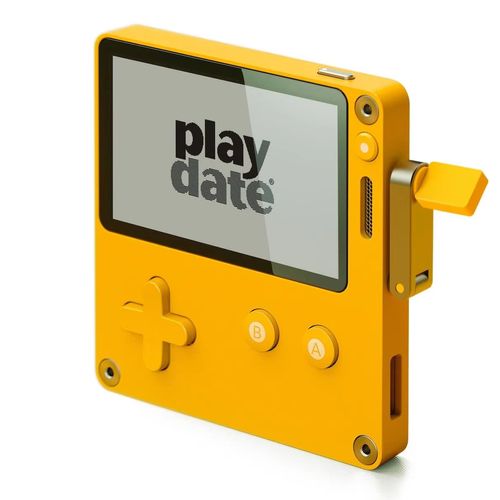 Panich Play-date Máquina De Jogo Portátil-estação Mão Criativa Manivela Preto Branco Retro Expansível Gaming Consolooe