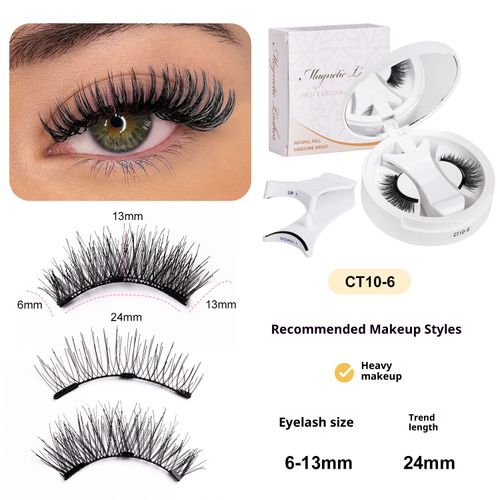 🙋‍♀️Magnetic glue-free false eyelashes