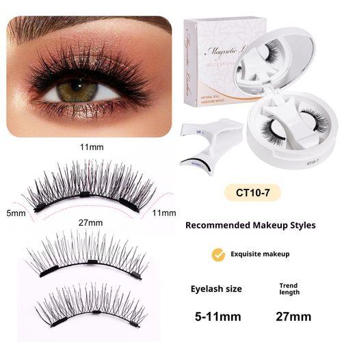 🙋‍♀️Magnetic glue-free false eyelashes
