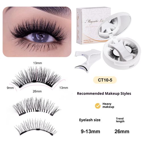 🙋‍♀️Magnetic glue-free false eyelashes
