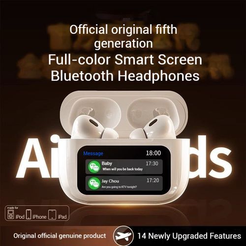 Smart Touchscreen Bluetooth Headphones