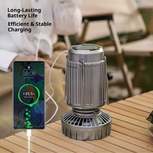 🏆Flash Sale⚡ 50K+ SOLD! Almost Gone-💥🔥5-In-1 Portable LED Camping Lantern With Fan