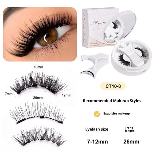 🙋‍♀️Magnetic glue-free false eyelashes