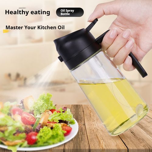 ✨HOT SALE💕 2-in-1 Oil Sprayer & Dispenser – Control Every Drop, Cook Healthier! 🍳✨