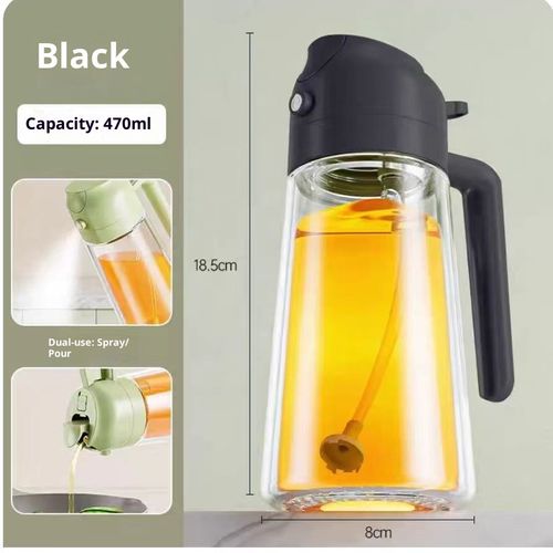 ✨HOT SALE💕 2-in-1 Oil Sprayer & Dispenser – Control Every Drop, Cook Healthier! 🍳✨