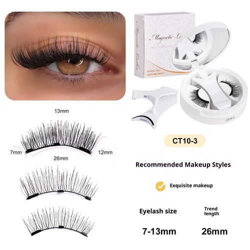 🙋‍♀️Magnetic glue-free false eyelashes