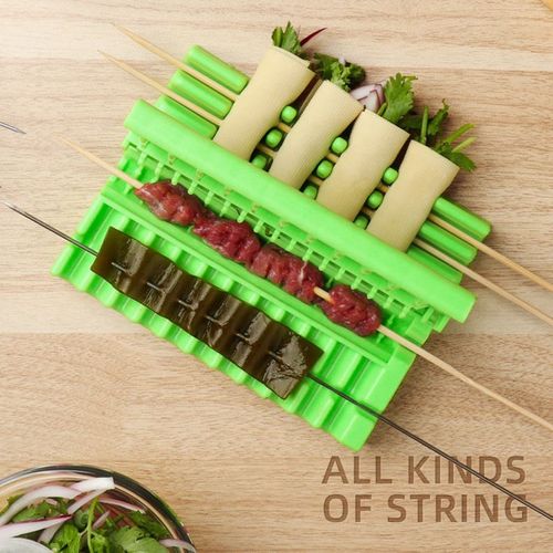 Multifunctional Stringing Machine Fast Stringer Barbecue Kitchen Accessories