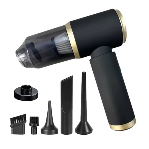 Powerful Rechargeable USB Handheld Vacuum Cleaner for car and home use With 6 accessories