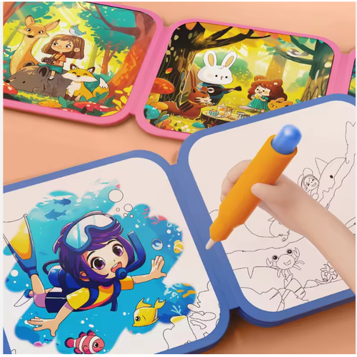 Children's Magic Water Drawing Book Doodle Water Painting Toy