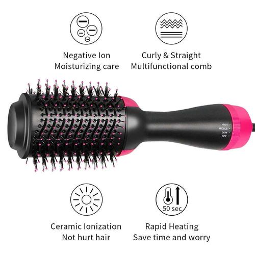 Hot-Air Hair Brush Dryer Hot Air Comb