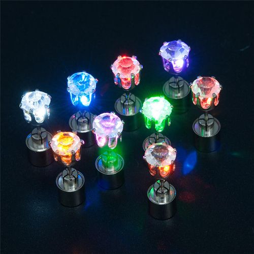 Led Shine Earrings Rings