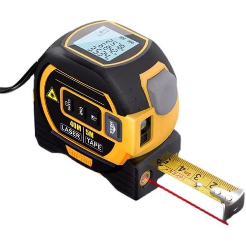 Laser Distance Meter 3 in 1 with 5m Tape 40m Laser Measure & Laser Cross