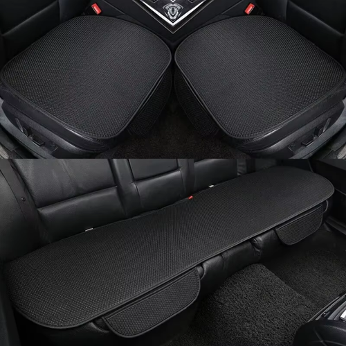 3-pieces set Universal Ice Mesh Fabric Car Seat Covers