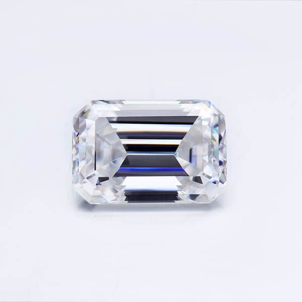 1 Carat 2 Carat 3 Carat Emerald Cut Moissanite Loose Stone  Hand Made Engagement Rings