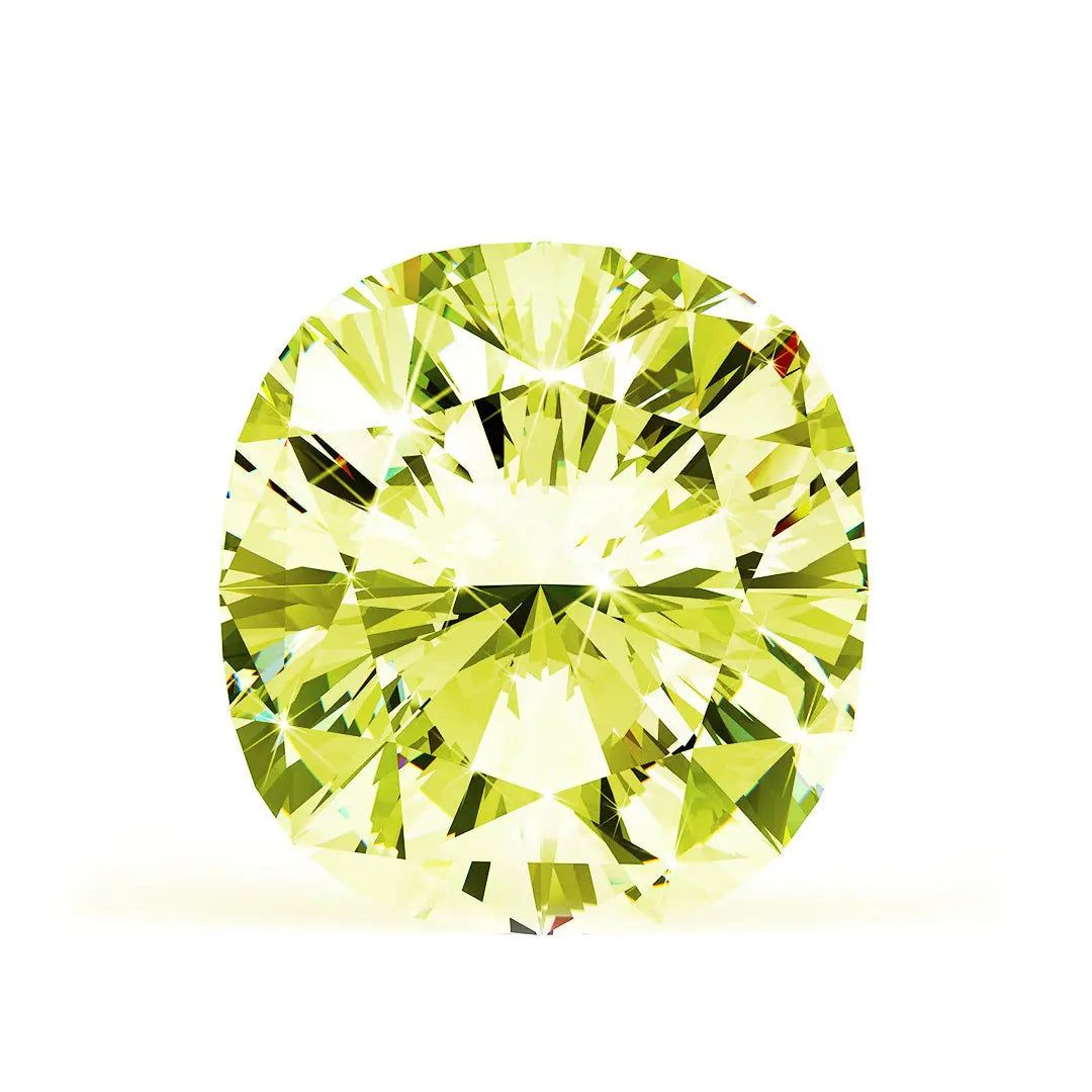 1.25 Ct. Yellow Cushion Lab-Grown CVD Diamond  Custom Engagement Rings Near Me