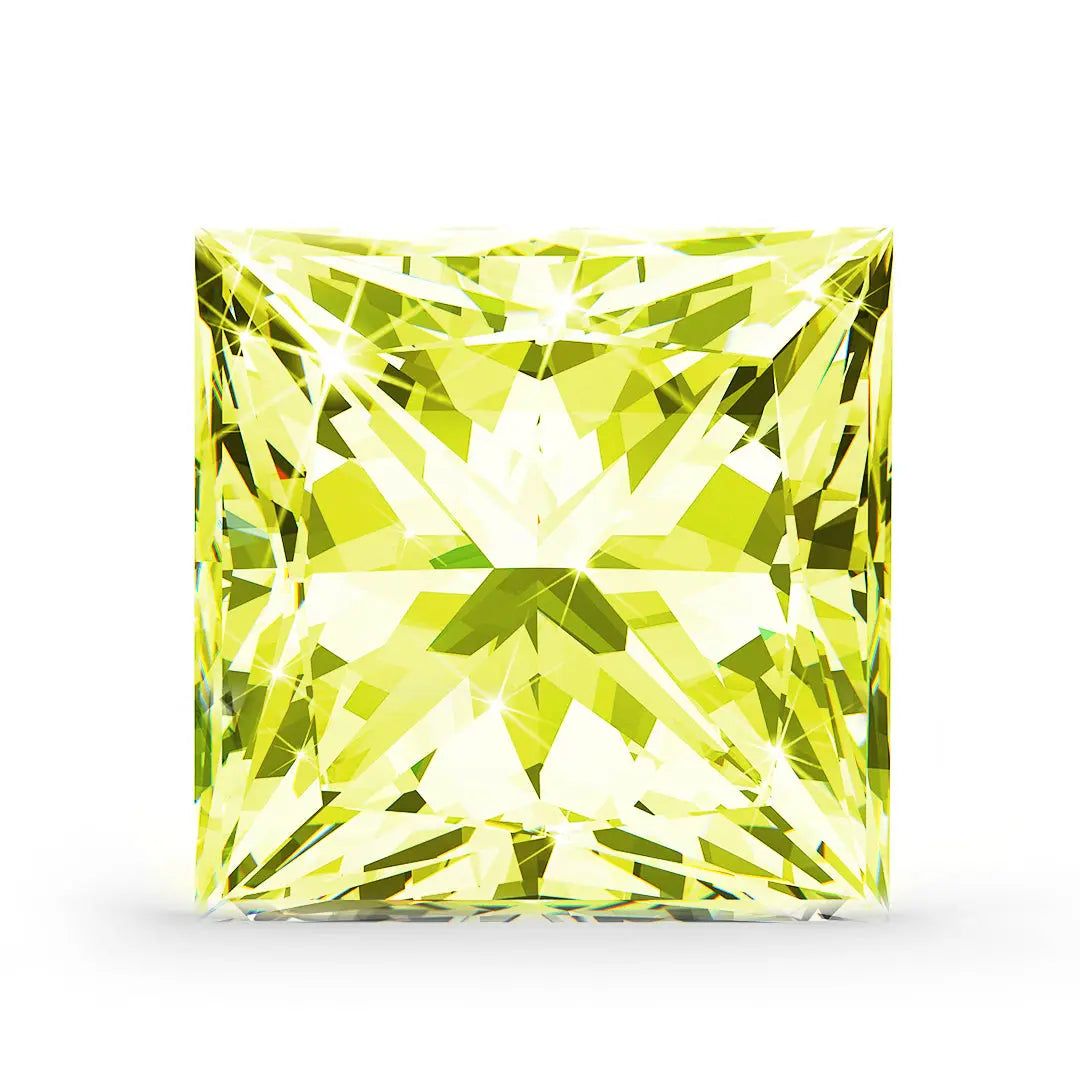 1.00 Ct. Yellow Princess Lab-Grown CVD Diamond  Custom Engagement Rings Near Me