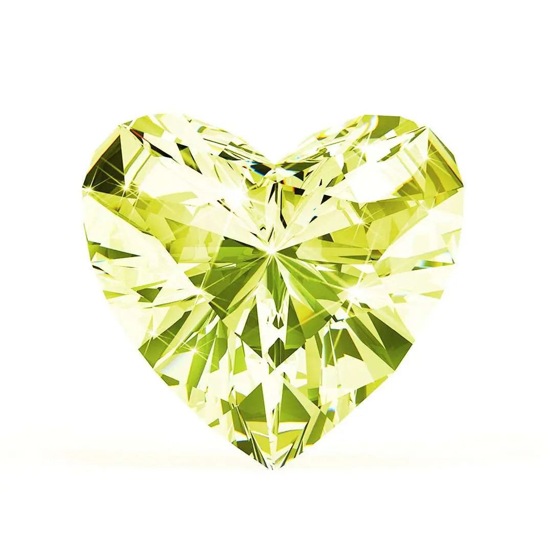 0.50 Ct. Yellow Heart Lab-Grown CVD Diamond  Design Your Own Gemstone Ring