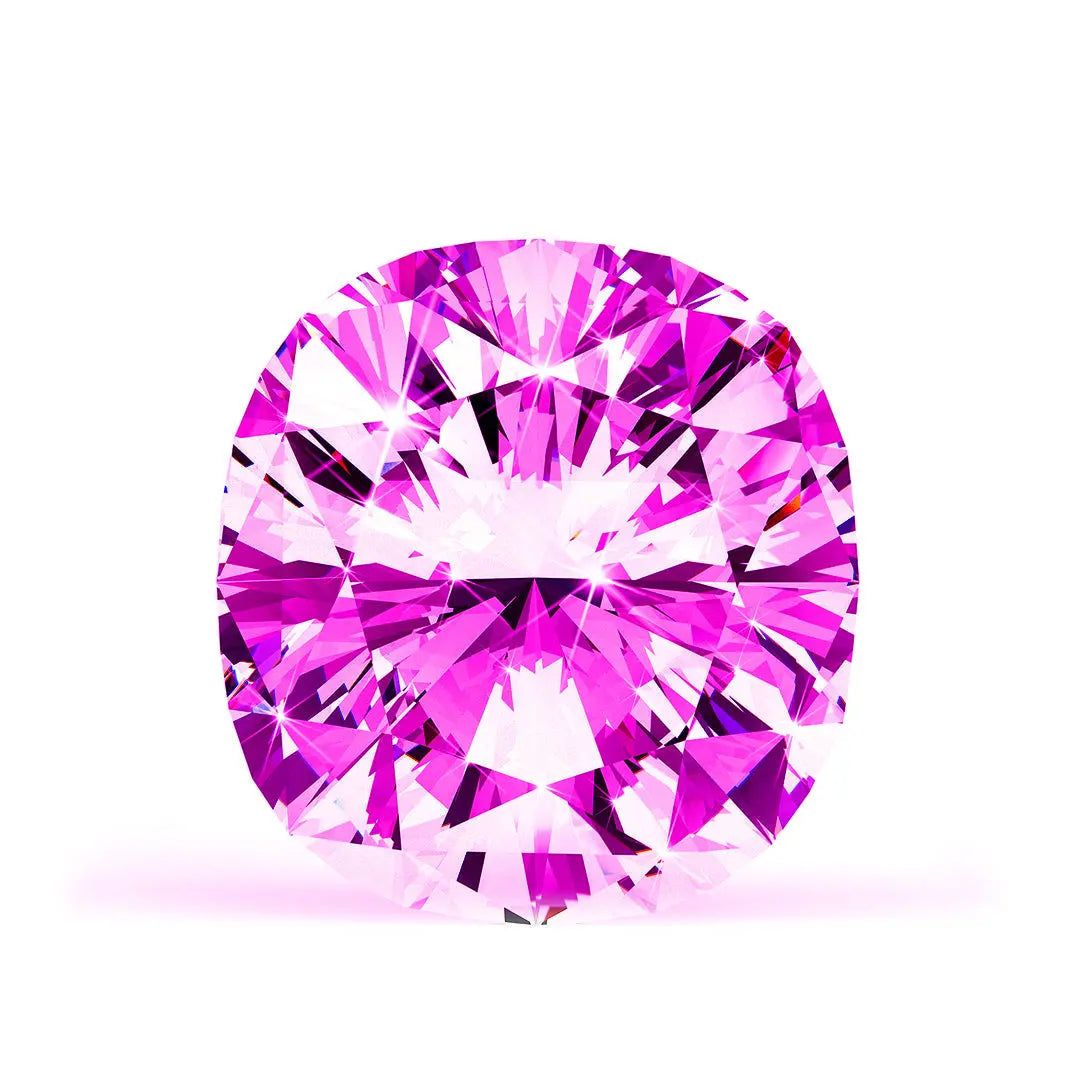 4.00 Ct. Pink Cushion Lab-Grown CVD Diamond  Customize Your Engagement Ring