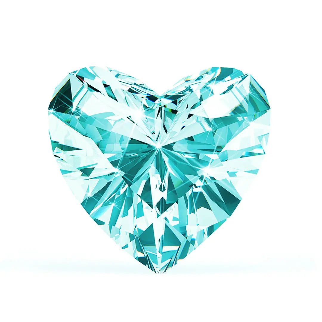 1.50 Ct. Blue Heart Lab-Grown CVD Diamond  Build Your Own Engagement Ring Lab Diamond