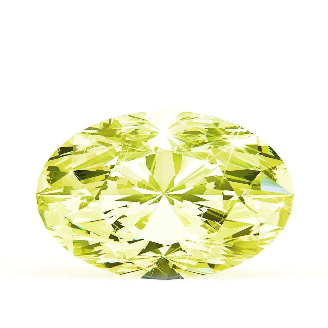 0.50 Ct. Yellow Oval Lab-Grown CVD Diamond  Design Your Own Gemstone Ring