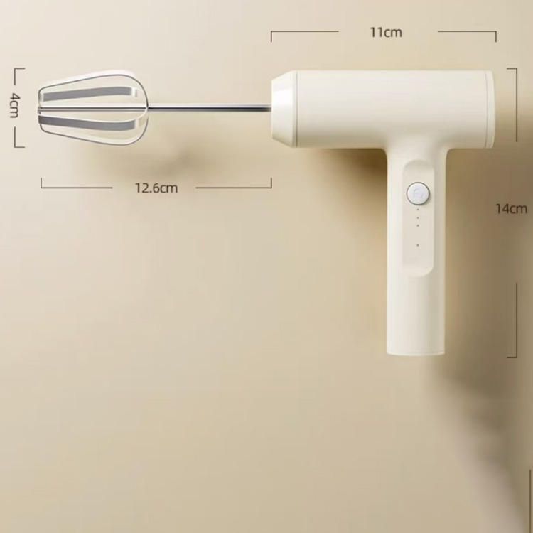 USB Powered Mini Electric Egg Beater Multi-Function Small Household Mixer Plastic Housing Milk Frother