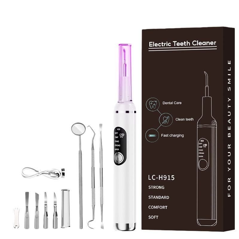 household use  Professional Electric Ultrasonic Teeth Cleaning Kit Dental Tools Teeth Cleaning Scaler Dental Polish Whitening Teeth Tool Kits