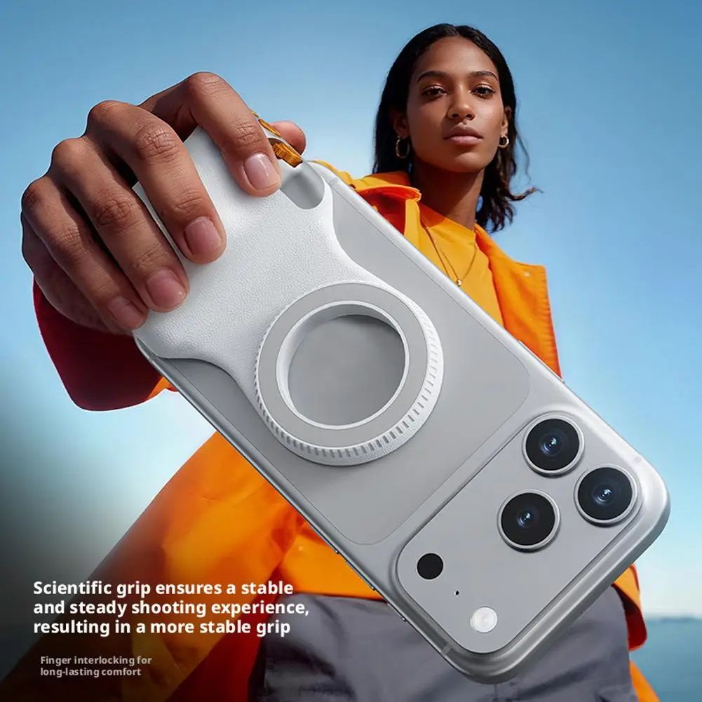 New Magnetic Auxiliary Shooting Device: Portable Photography Handle with Bluetooth Zoom, Interchangeable Lens, and Handheld Stabilizer