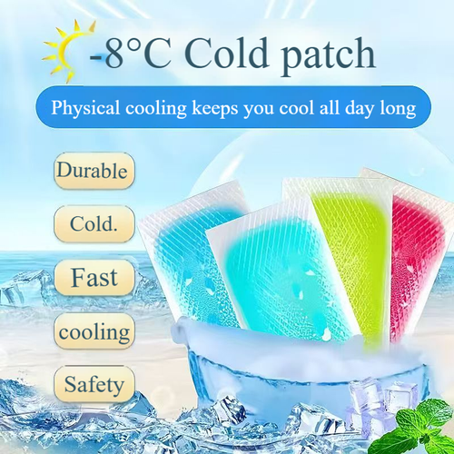 Cooling Patches Icy Patches Refreshingly Cool Physical Heat Reduction Summer Military Training Student Revitalisation Cooling Heat Dissipation Ice Pads