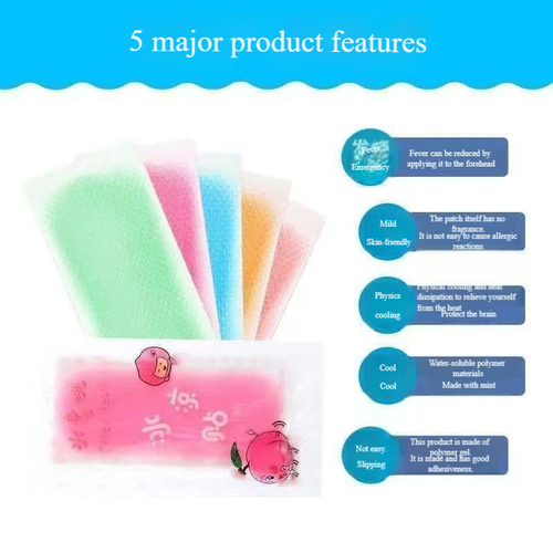 Cooling Patches Icy Patches Refreshingly Cool Physical Heat Reduction Summer Military Training Student Revitalisation Cooling Heat Dissipation Ice Pads