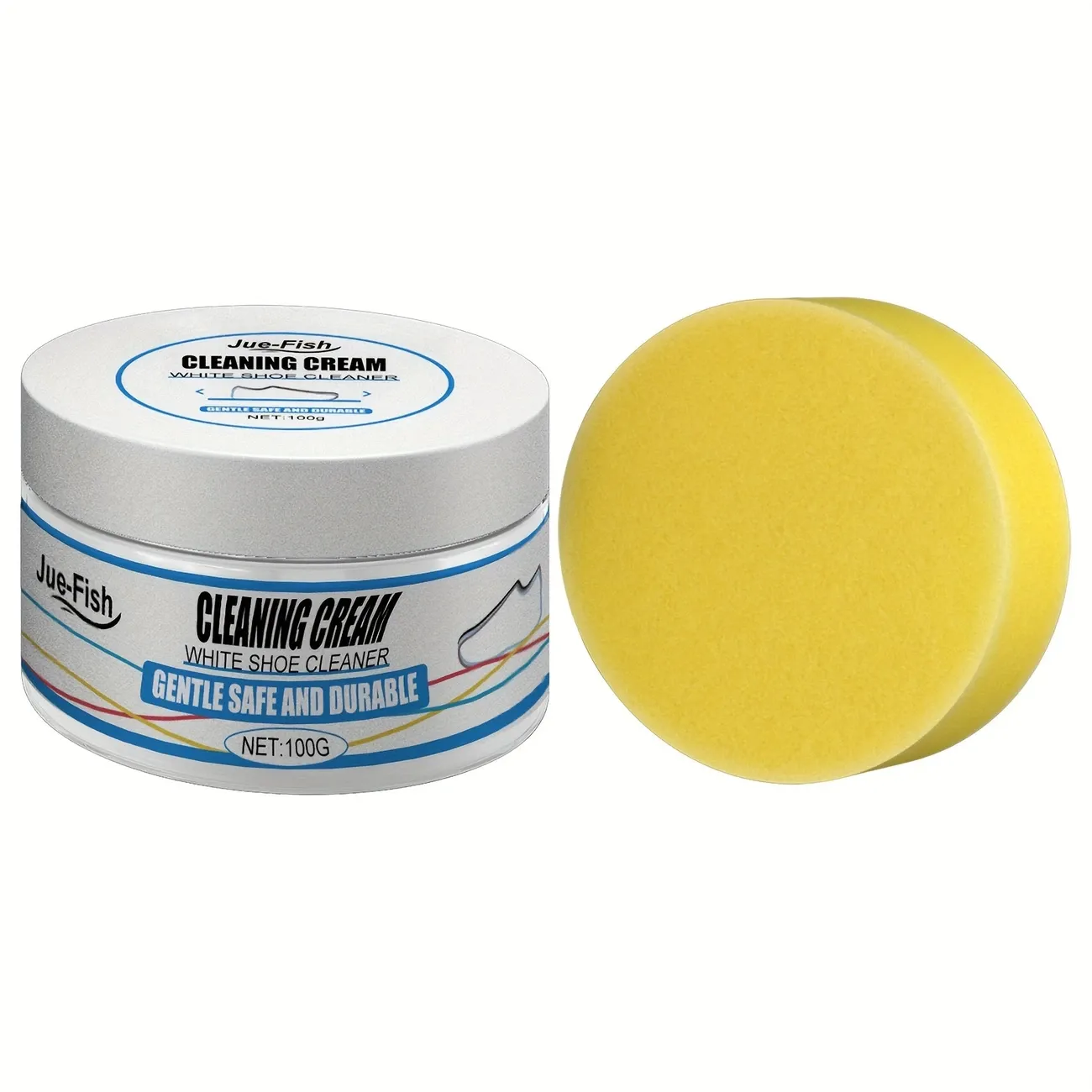 Creme de limpeza para calçados brancos