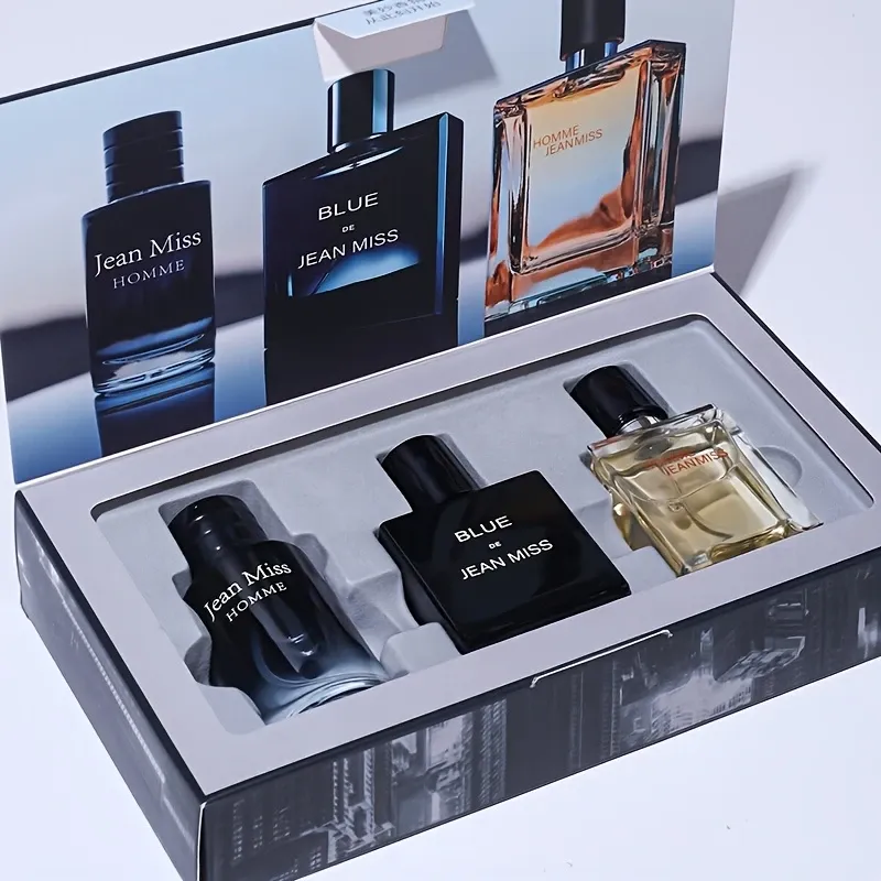 Caixa de perfume de madeira masculina