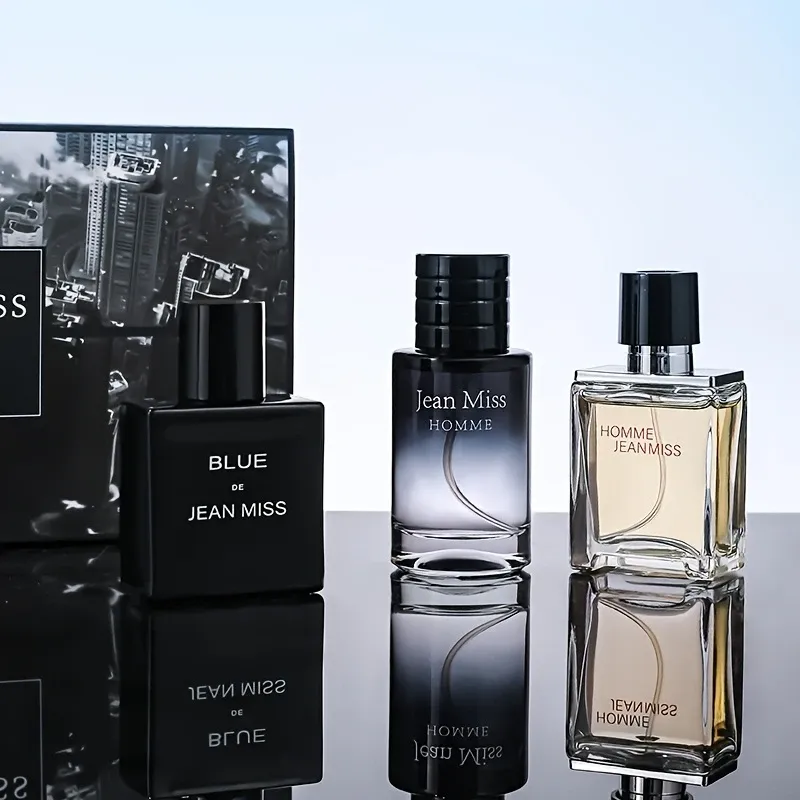 Caixa de perfume de madeira masculina