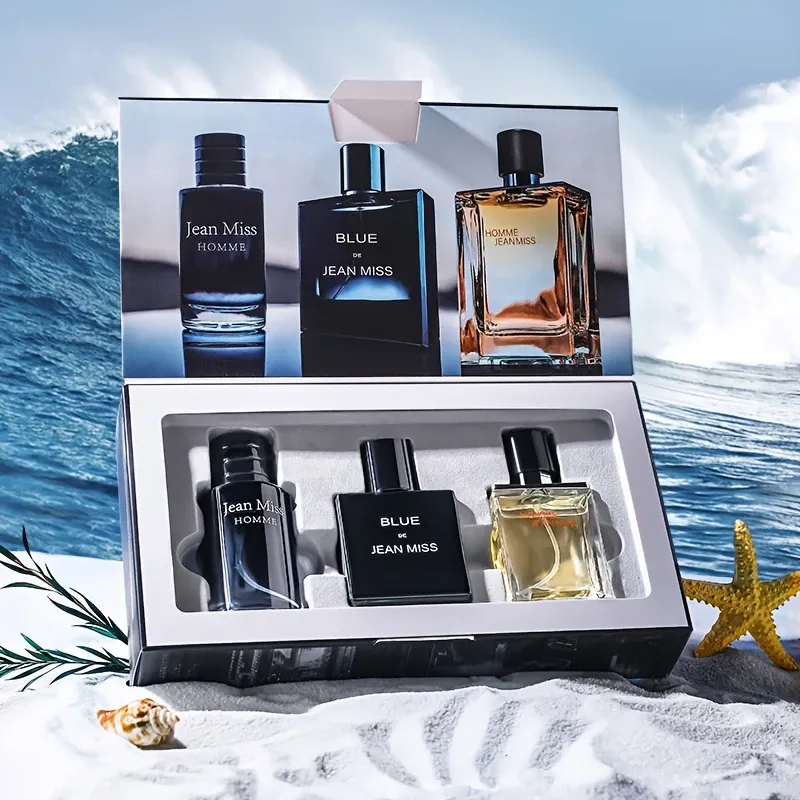 Caixa de perfume de madeira masculina